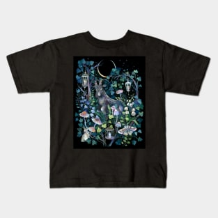 Black Goat Garden Kids T-Shirt